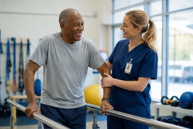 Residents in rehab at Midway Neurological & Rehabilitation